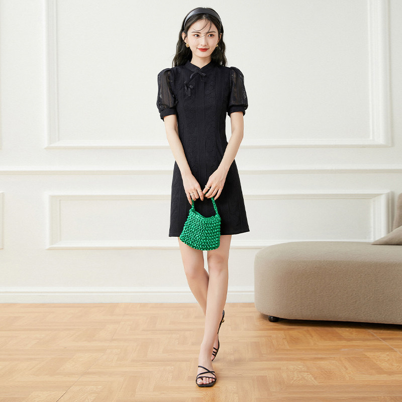 白鹿语新潮国风改良旗袍2023连衣裙 白鹿语连衣裙