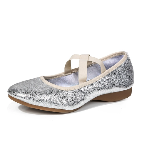 Серебряная дышащая обувь, мягкая подошва