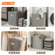 Foldable solid wood high-looking dirty clothes basket