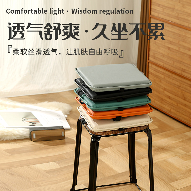 皮革免洗方形坐垫防水防污方形凳子坐垫飘窗沙发办公轻奢卡座坐垫,淘宝优惠券,粉丝福利购,淘宝优惠卷