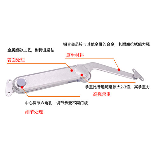 橱柜支撑杆重型任意停大力神液压杆随意停柜门上翻加厚支撑器橱柜 - 图3