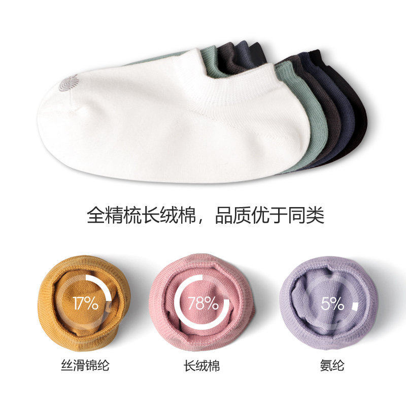 2020春夏浅口低帮防臭吸汗潮女短袜 缎魅短袜/打底袜/丝袜/美腿袜