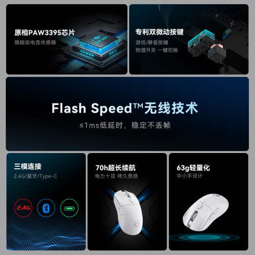 漫步者g3mpro无线鼠标笔记本电脑蓝牙电竞游戏静音充电升级灵能版-图0