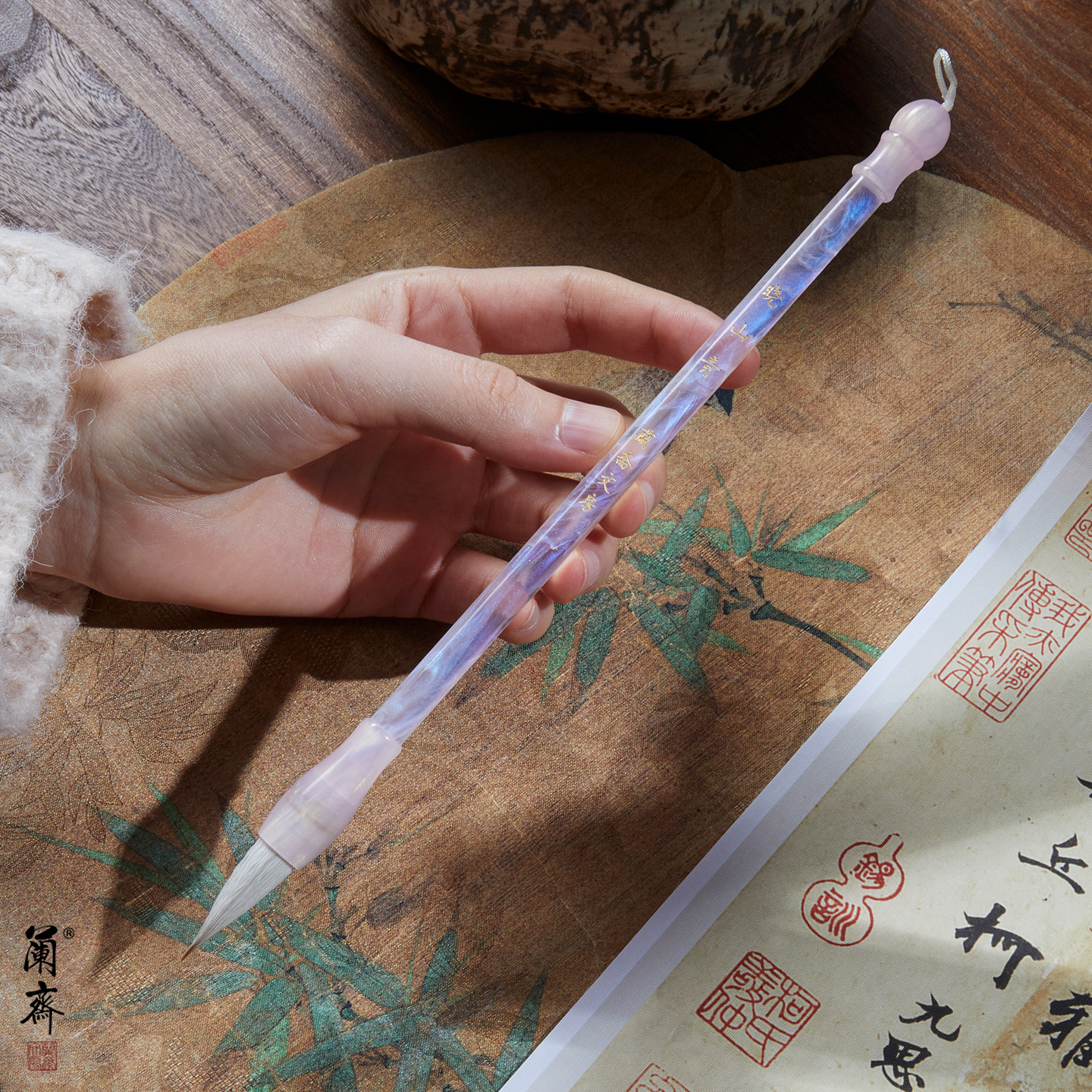 Chinese regular script and brush calligraphy, special pen for calligraphy practice, traditional Chinese painting