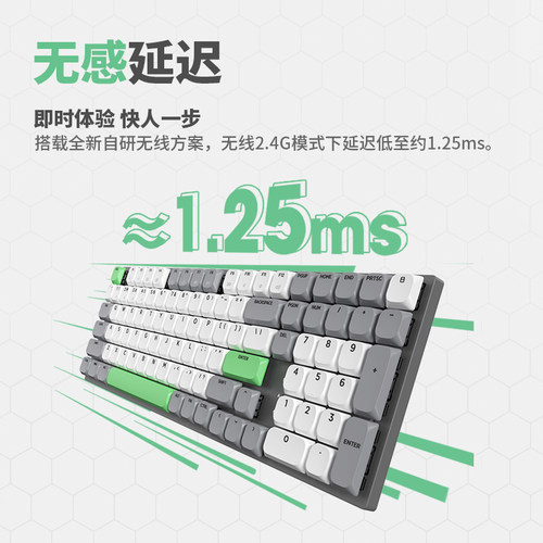贱驴S2 2.0矮轴便携三模无线蓝牙办公超薄Mac平板ipad机械键盘 - 图0