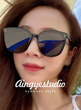 gm墨镜男士痞帅大框大脸显瘦偏光太阳镜女防紫外线开车专用眼镜夏