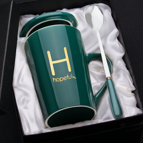 Креативная керамическая трендовая чайная чашка для влюбленных подходит для мужчин и женщин для домашнего использования