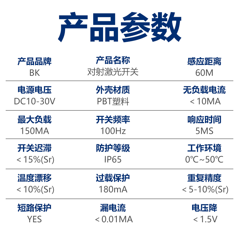 方形背景抑制激光对射光电开关传感器E3Z-T61红外光电感应器开关