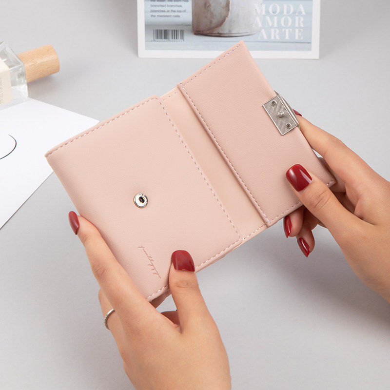 短款2021新款小众设计简约零钱包 奔蕾钱包