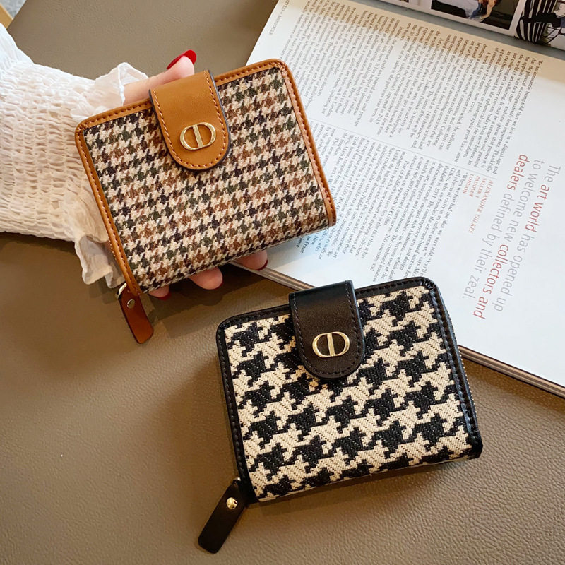 短款小众设计2021新款ins风小钱包 奔蕾钱包