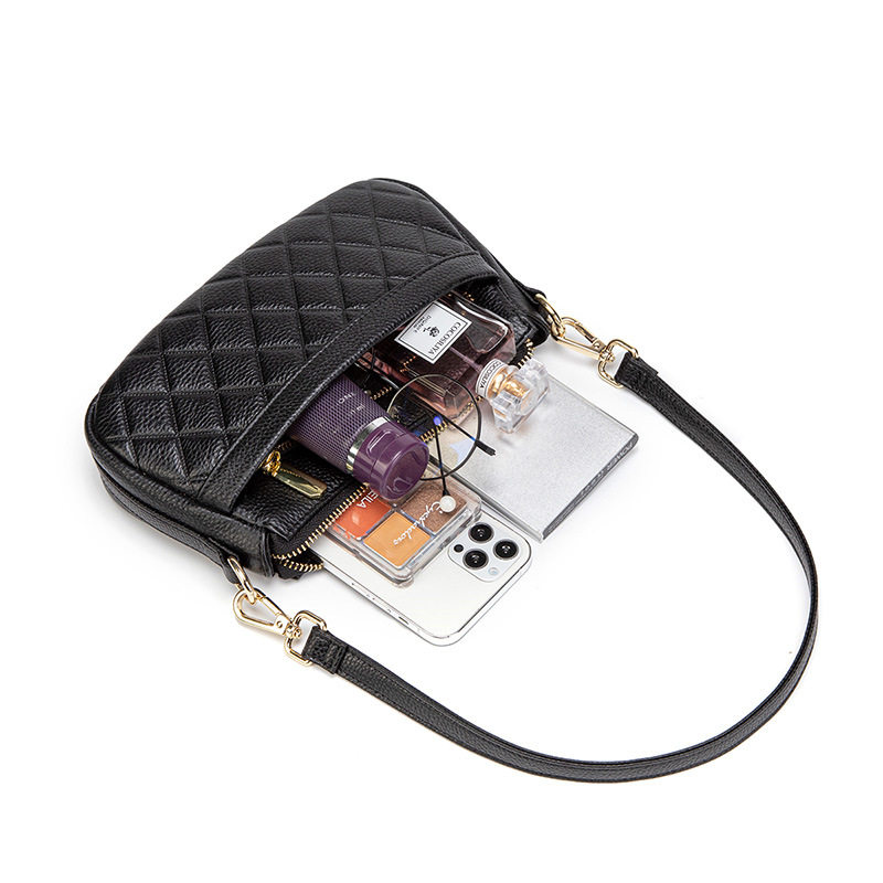 女士妈妈款大气容量高级感斜挎包 奔蕾女士包袋