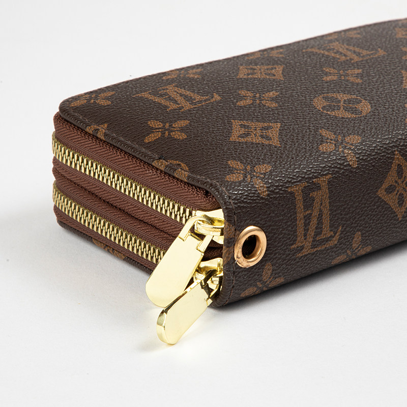 新款2021爆款印花大容量气质钱包 奔蕾钱包