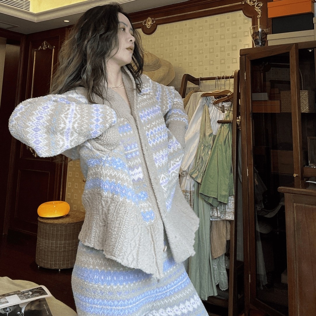 ins简约风复古风条纹加绒加厚保暖睡衣女秋冬新款2026家居服套装,淘宝优惠券,粉丝福利购,淘宝优惠卷