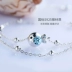 2019 cá hề mới sterling bạc mắt cá chân nữ thiết kế thích hợp phiên bản retro Hàn Quốc của chuỗi mắt cá chân đơn giản cá tính - Vòng chân Vòng chân