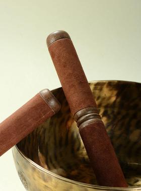 藏村瑜伽颂钵磨棒敲击棒颂钵云竹实木棒钵棒佛音钵碗铜磬木棍子