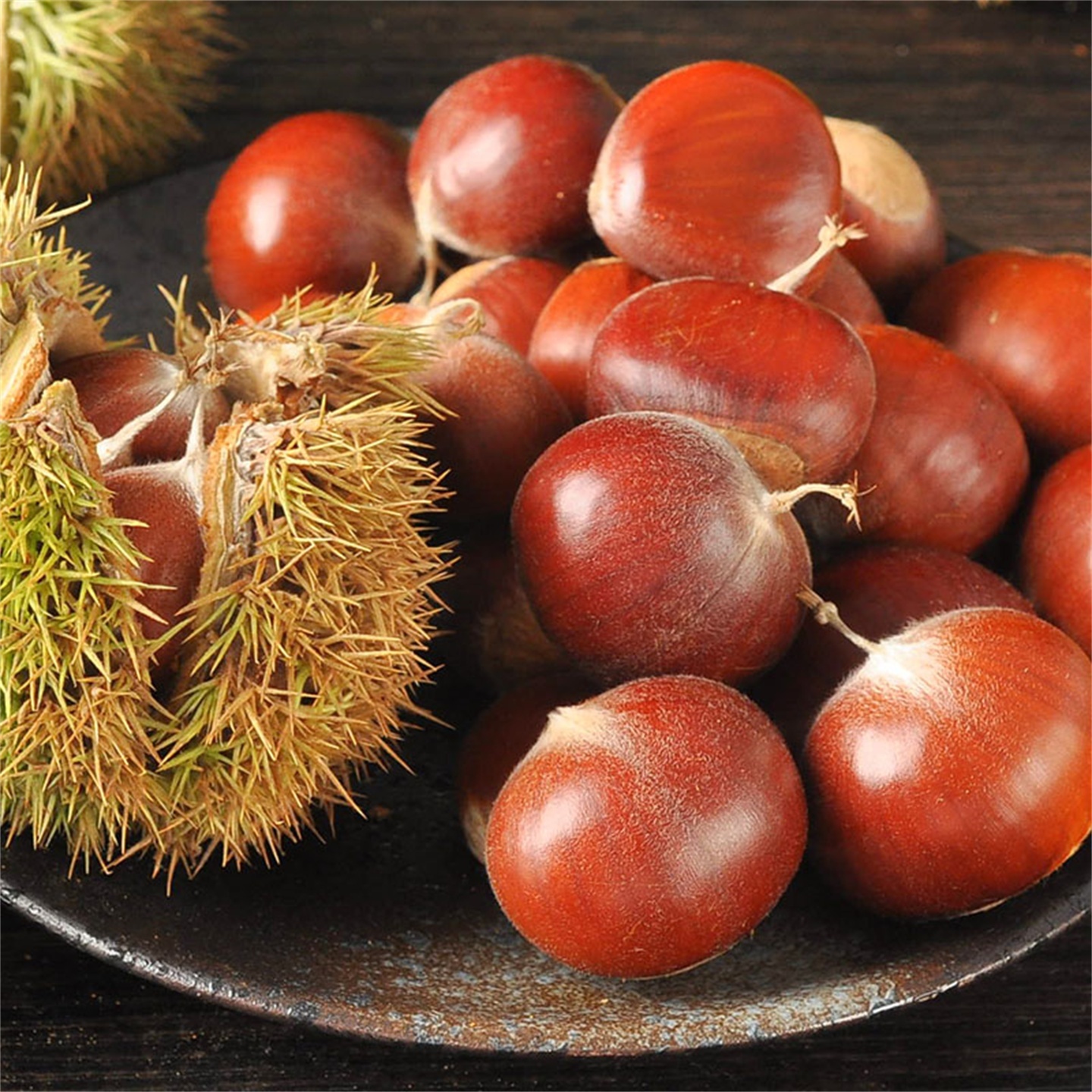 云南野生板栗新鲜现摘农家去刺老树生毛栗子非油栗当季现货2-5斤