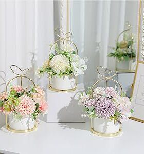仿真花假花束成品高级感7头欧式鲜艳牡丹花家居摆件婚礼DIY仿真花