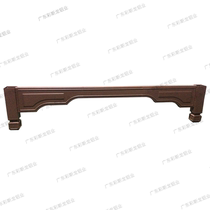 Aluminum alloy flower plate hanging down grid wood grain aluminum flower lattice door lintel with promenade column aluminium component corner flower hanging lintel