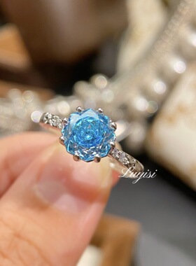 法式复古手工拉丝八角戒指