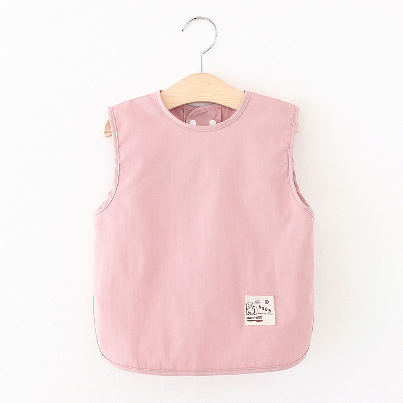 洋气外穿纯色罩衣定制logo防水防脏画画衣宝宝吃饭围兜婴儿围裙,淘宝优惠券,粉丝福利购,淘宝优惠卷