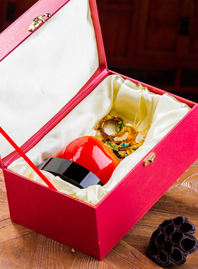 好柿发生珐琅彩合金柿子摆件