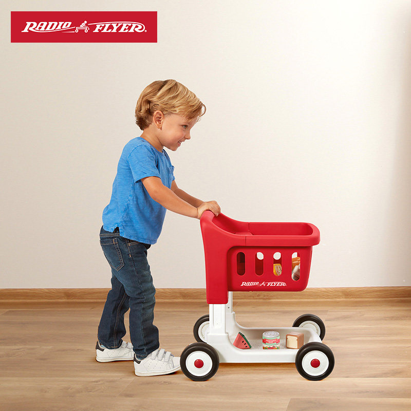 美国RadioFlyer瑞飞儿玩具推车学步车助步车四轮车儿童超市购物车,淘宝优惠券,粉丝福利购,淘宝优惠卷