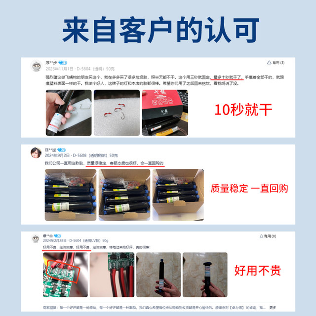 Zhuolide solder joint protection uv glue light transparent glue