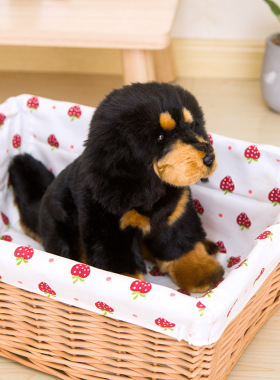 高档仿真狗狗藏獒毛绒玩具公仔布娃娃 送朋友家居摆件