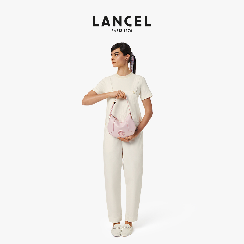 LANCEL/兰姿 Roxane腋下包迷你流浪包 月牙包 - 图0