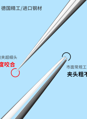 超尖细细胞夹黑头镊子