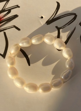 素饴」天然淡水珍珠素圈戒指