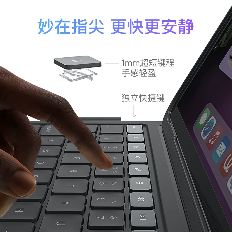inateck Новый iPad Magic Keyboard Air6 Air4/5 iPad Keyboard Cover All-in-one Pro Тонкий и легкий Bluetooth магнитная клавиатура для планшета