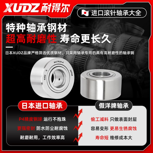进口支撑滚轮滚针轴承NUTR NATR/5 6 8 10 12 15 17 20 25 30 35 - 图0