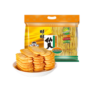 拍2！旺旺膨化食品仙贝400g*2