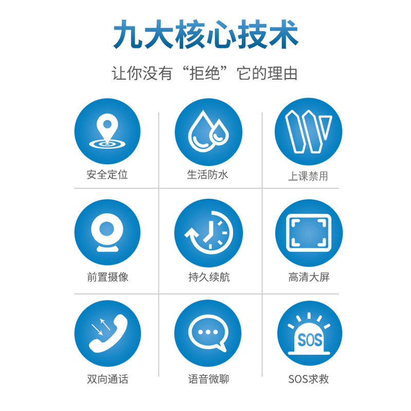 官方正品yeafey儿童电话手表手环 yeafey智能儿童手表