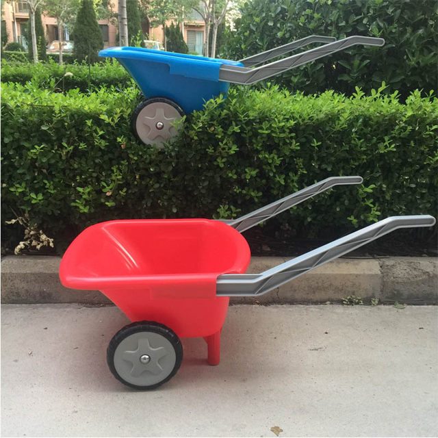 German hape beach stroller, extra large beach toy, baby and children playing in water and sand, ATV wood pellets