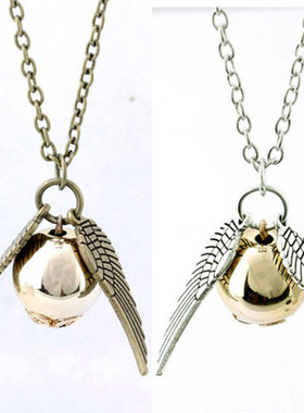 哈利项链snitch gold necklace金飞贼项链饰品