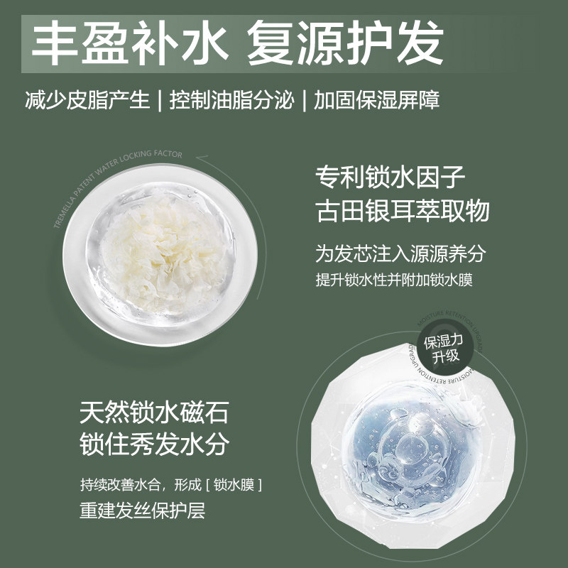 柏缇控油蓬松去屑止痒洗头膏护发素 柏缇洗护洗发水