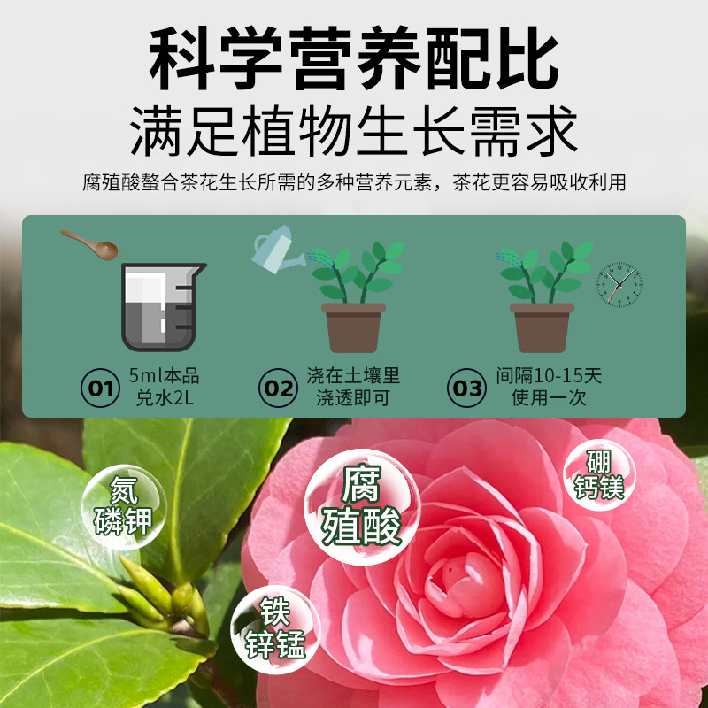 茶花专用营养液山茶花肥料专用肥催花开花液体肥酸性植物营养液,淘宝优惠券,粉丝福利购,淘宝优惠卷