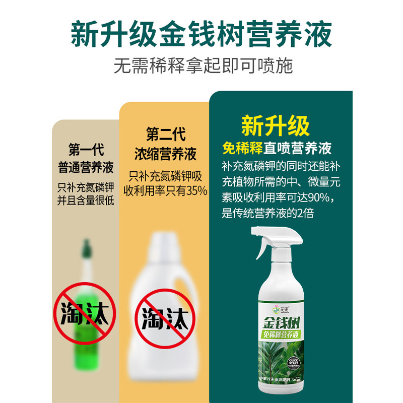免稀释金钱树专用营养液室内发黄树叶面花肥料花卉盆栽绿植物专用,淘宝优惠券,粉丝福利购,淘宝优惠卷
