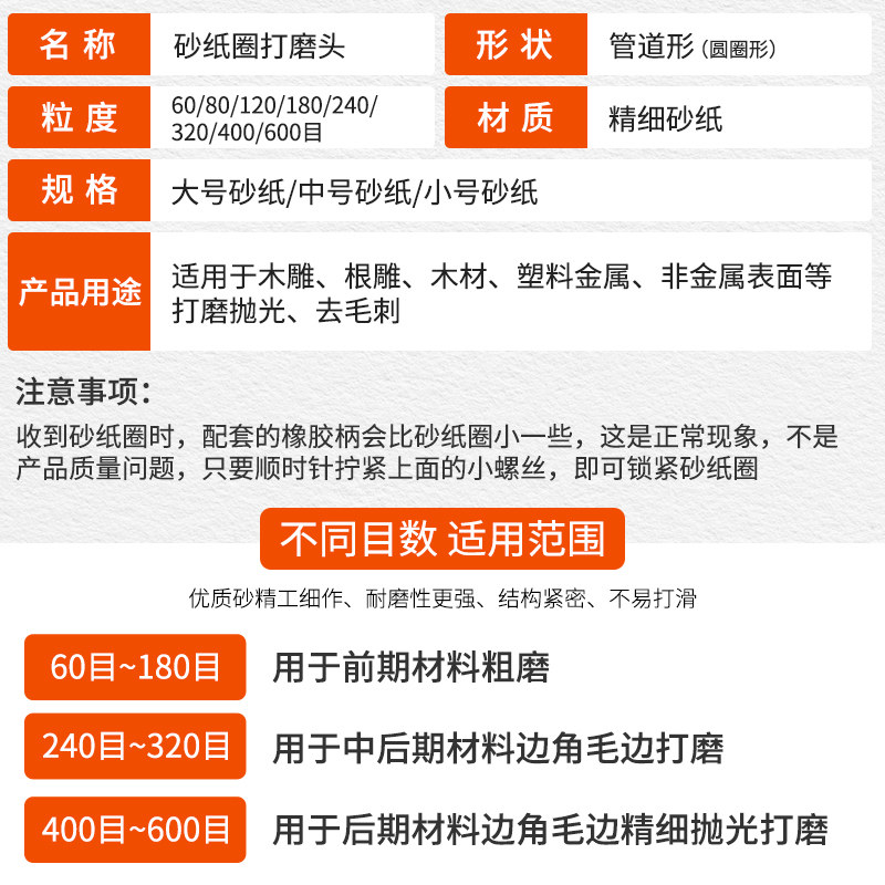 砂纸圈打磨头砂纸磨头玉石平面抛光头电磨头配件沙纸圈砂圈打磨圈,淘宝优惠券,粉丝福利购,淘宝优惠卷