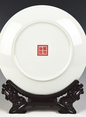 陶瓷孙中山画像摆盘国父装饰盘子摆像办公室客厅玄关纪念收藏摆件