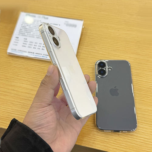 全封闭拍照按键苹果16promax手机壳透明简约iphone16pro保护套 - 图1