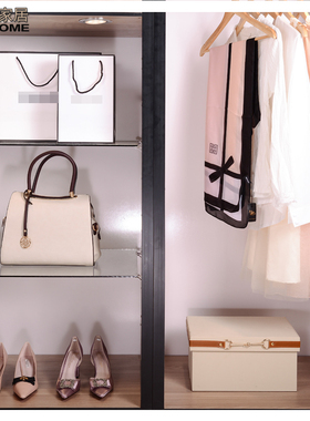 样板房衣柜衣帽间饰品鞋软装陈列