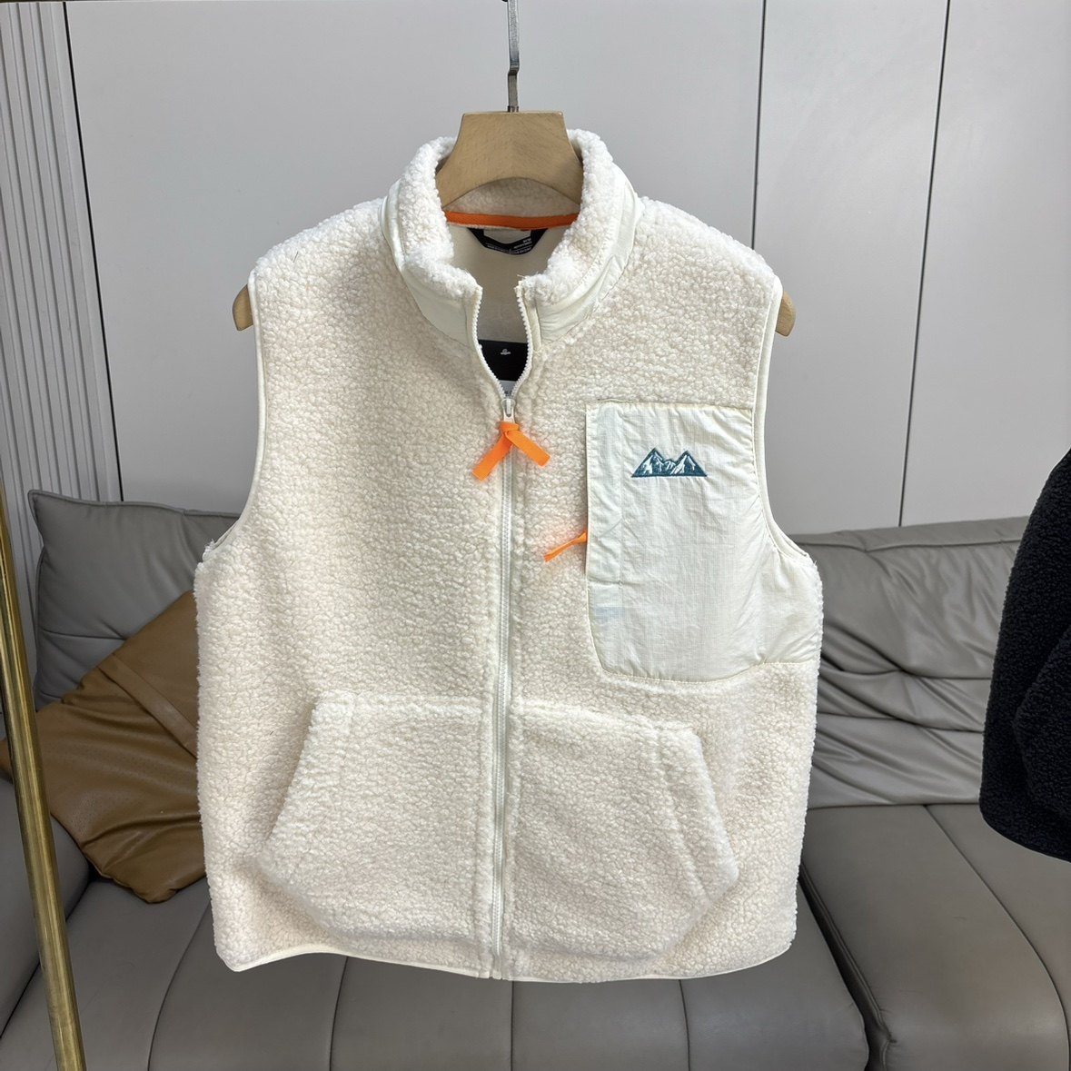 捡漏款 户外山系颗粒绒羊羔绒加厚秋冬男士立领马甲保暖背心外套,淘宝优惠券,粉丝福利购,淘宝优惠卷