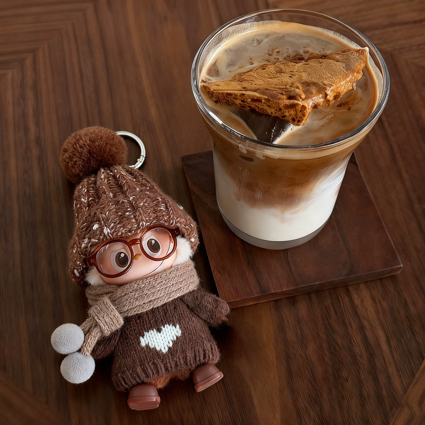 mini拉布布心底密码labubu4.0娃衣咖色系轻奢港风毛绒公仔替换装,淘宝优惠券,粉丝福利购,淘宝优惠卷