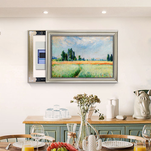 莫奈电表箱装饰画免打孔梵高油画客厅总开关电闸箱配电箱遮挡挂画 - 图2