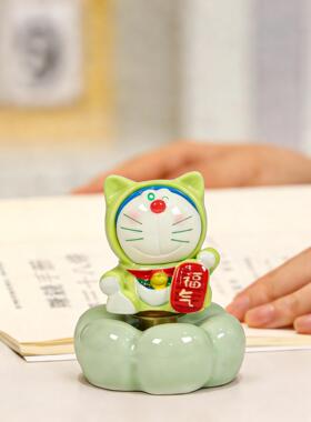 景德镇可爱哆啦A梦叮当猫摆件