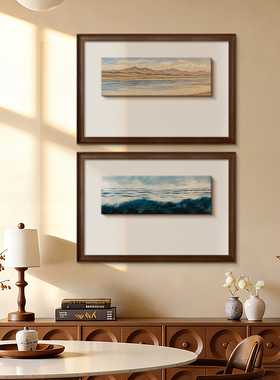 中古风餐厅挂画法式复古高级感装饰画客厅沙发背景墙玄关卧室壁画