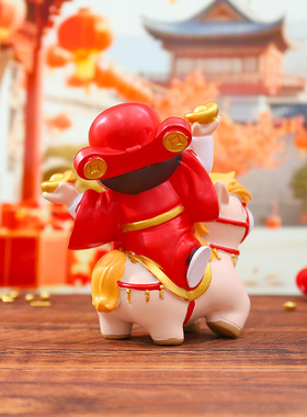 生肖马创意家居发財装饰